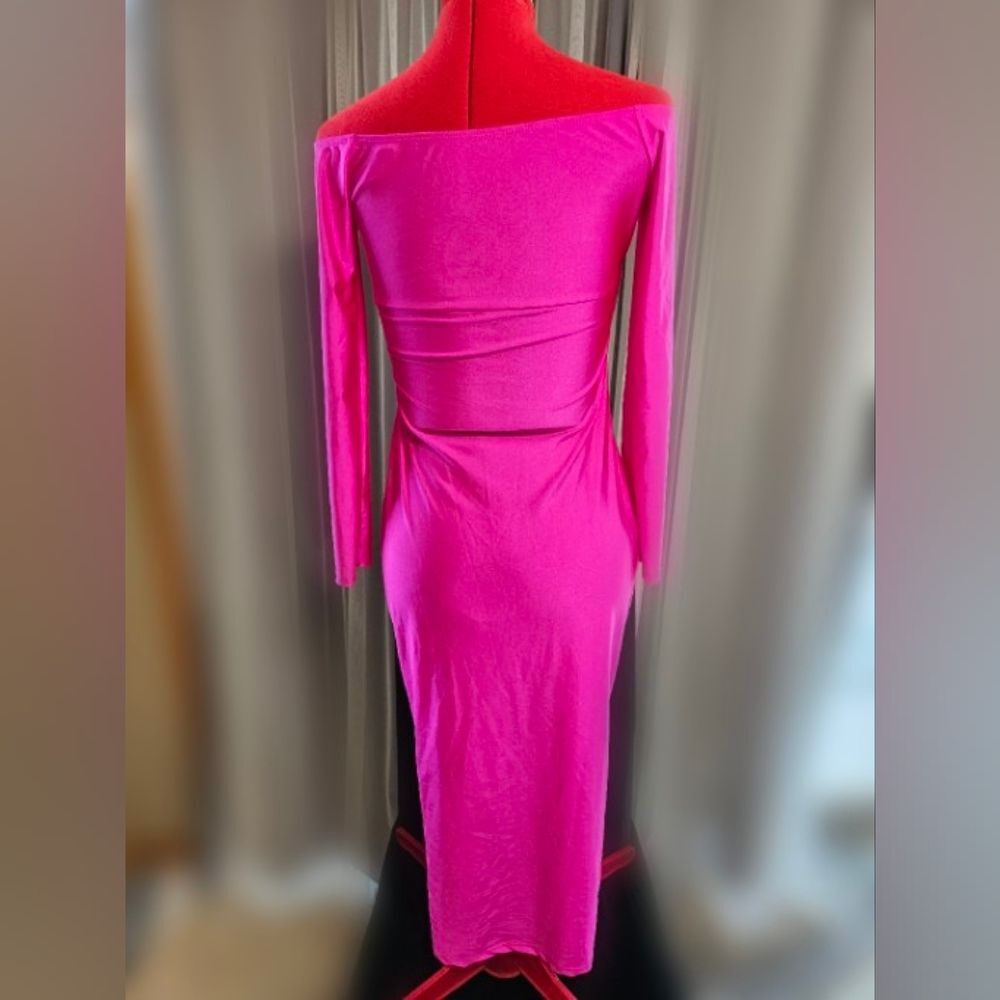 Barbiecore Bodycon Hot Pink Dress